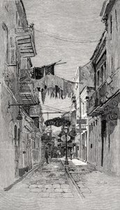 Exchange Alley Looking Toward Canal Street, New Orleans, from 